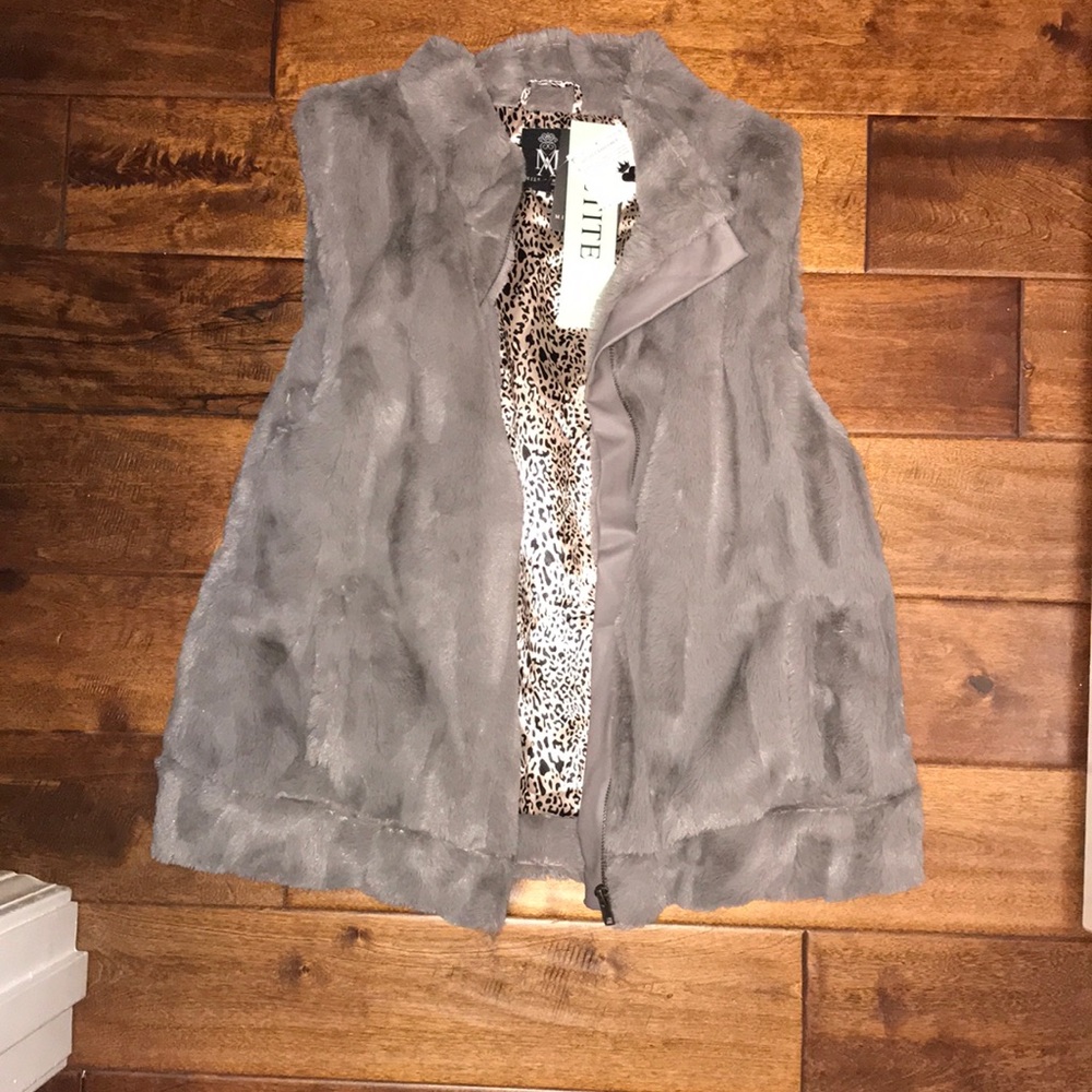 Gray vest